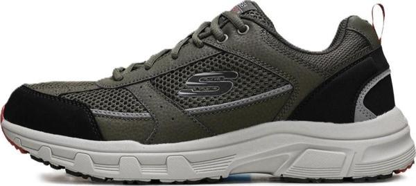 Skechers Oak Canyon-Verketta Mens Leather Outdoor Shoes Hakiki Deri Erkek Outdoor Yürüyüş Ayakkabısı Yeşil - Image 1