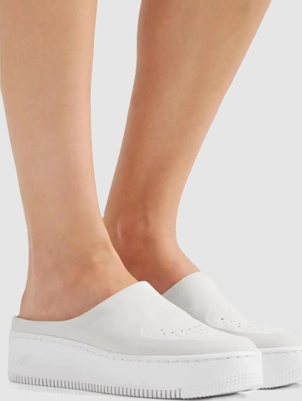 Nike Air Force 1 Lover XX Leather Sneaker Kadın Hakiki Deri Terlik Kırık Beyaz - Image 1
