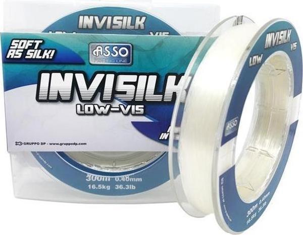 Asso Invisilk Surf Casting 300mt Monofilament Misina Beyaz BEYAZ-0,30 mm - Image 1