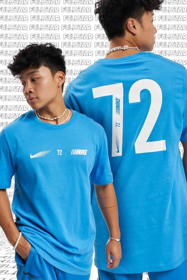 Nike Sportswear Standard issue Short Sleeve Tee Pamuklu Erkek Tişört Mavi - Image 1
