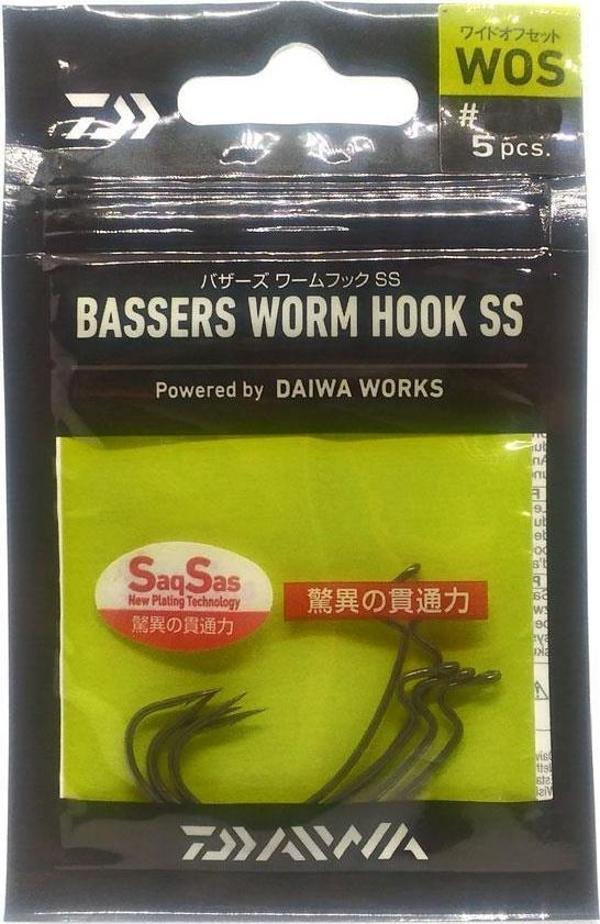Daiwa Basser's Worm Hook Wos Olta İğnesi NO:2/0 - Image 1