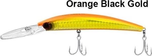 Fujin DeepBoss 110F 16gr Maket Balık Orange Black Gold - Image 1