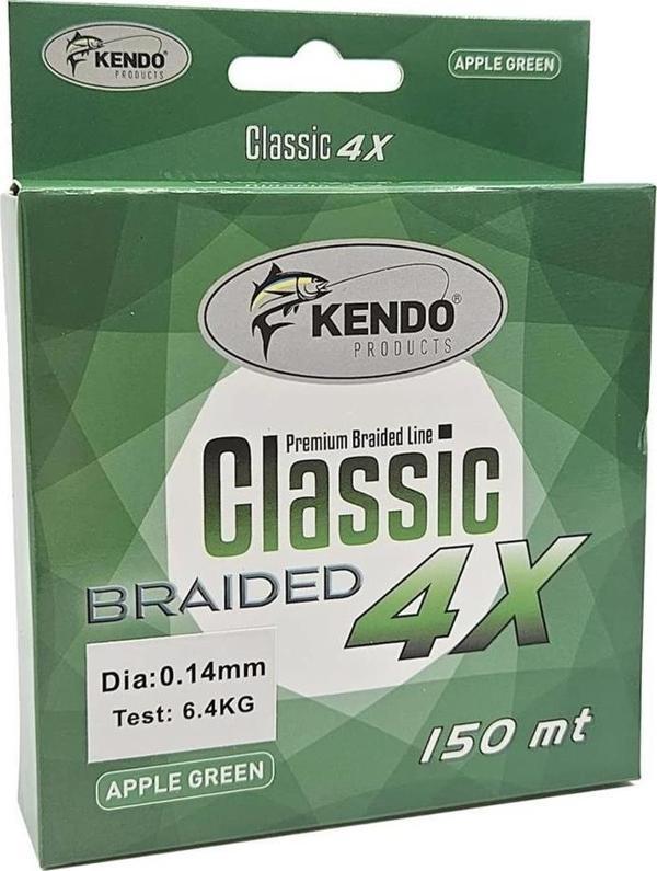 Kendo Classic 4x 150mt Apple Green Örgü İp 0,12 mm - Image 1