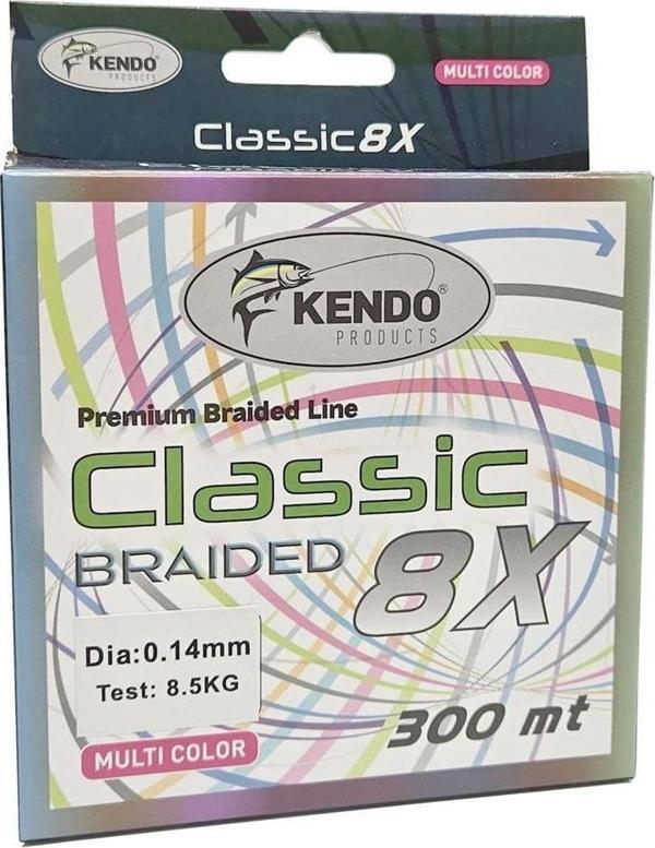 Kendo Classic 8x 300mt MultiColor Örgü İp 0,16 mm - Image 1