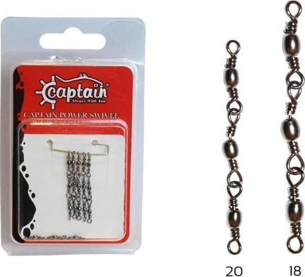 Captain 5100 3 Zincir Fırdöndü 5'li Paket Nikel NO:20 - Image 1