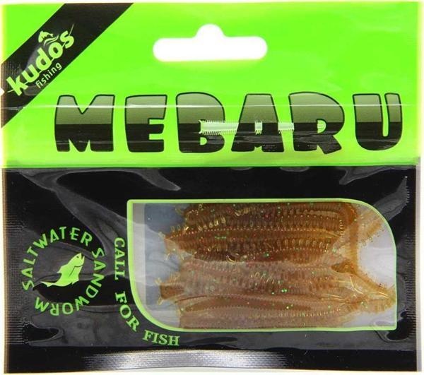 Kudos Mebaru Worm 8 cm Silikon Yem BROWN - Image 1