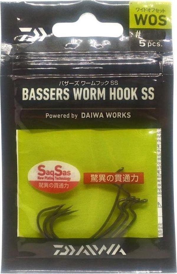 Daiwa Basser's Worm Hook Wos Olta İğnesi NO:1/0 - Image 1