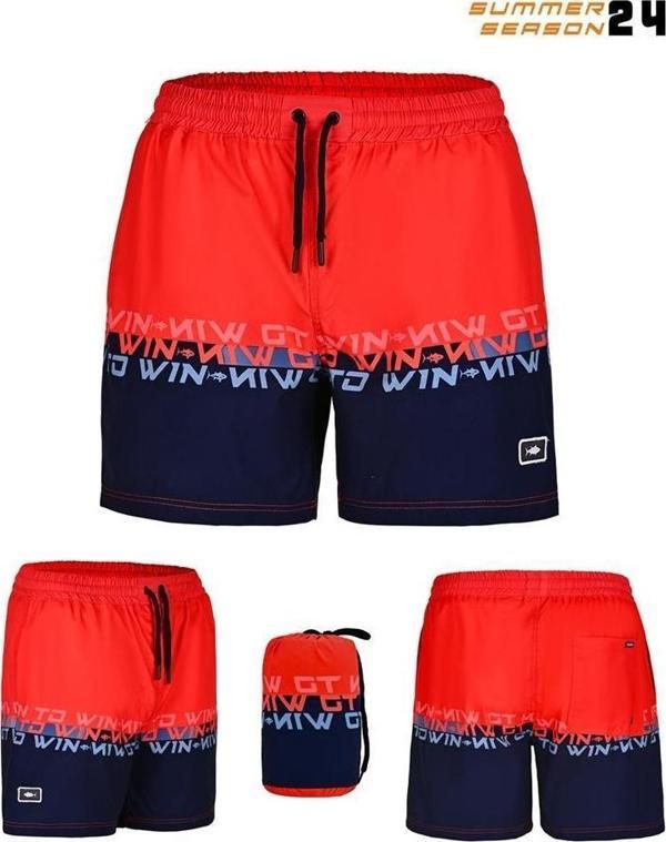 Fujin Pro Angler Short Mayo Scarlet Dark Navy L - Image 1