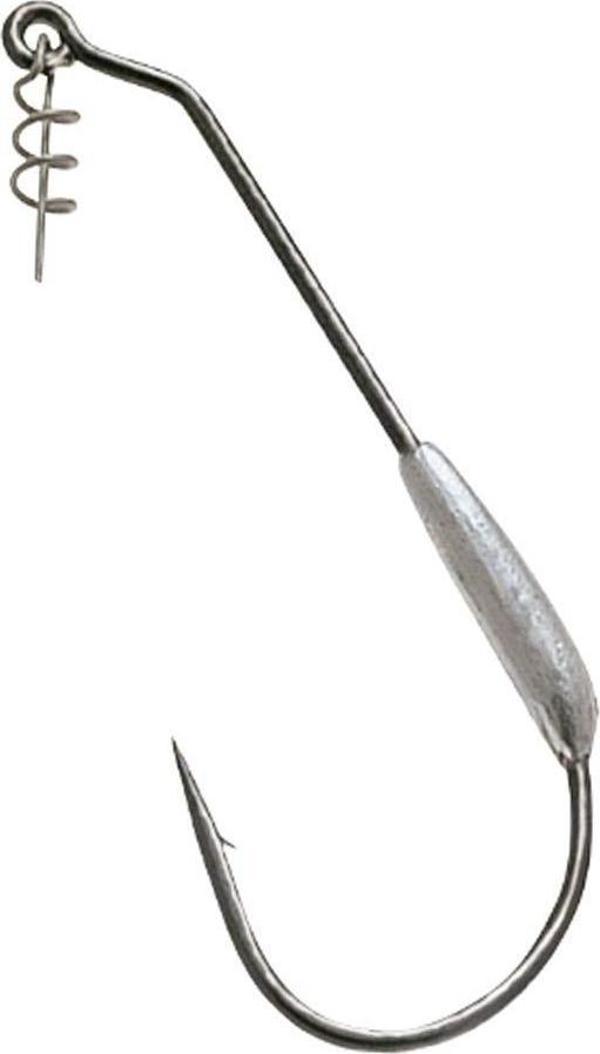 Owner 5167W Weighted Twistlock Light Black Chrome Silikon Zoka İğnesi BLACK-NO:4/0 - Image 1