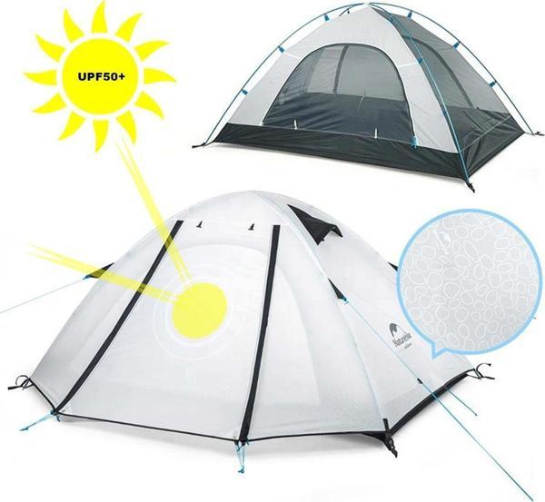 Naturehike P-Serisi 2 Kişilik Kamp Çadırı BEYAZ - Image 1