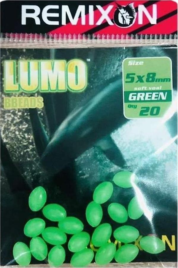 Remixon 5*8 mm Oval Soft Boncuk YEŞİL - Image 1