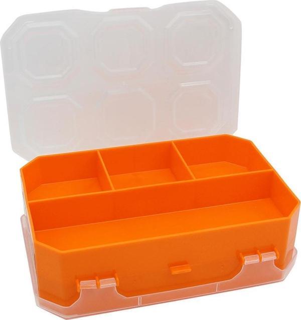 Süper Bag 8 Alfa Çift Yönlü Organizer Balıkçı Malzeme Kutusu TURUNCU - Image 1