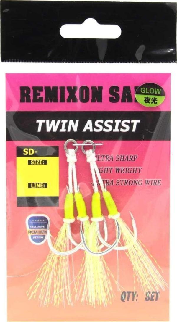 Remixon Slow Double Twin Assist Olta İğnesi NO:1/0 - Image 1
