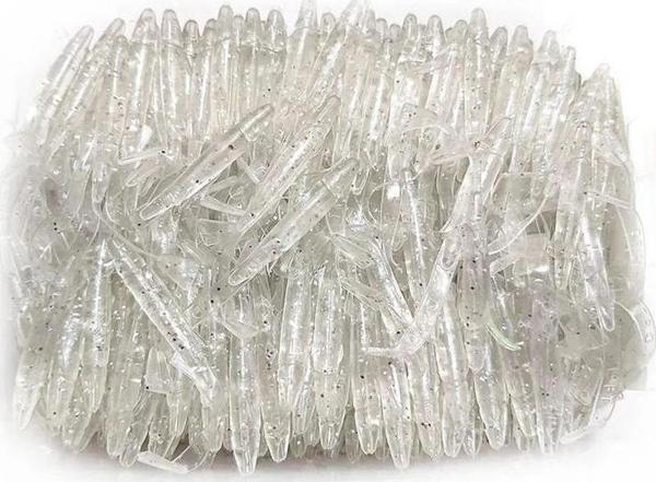Sasi Silikon 6.5 cm Silikon Yem Gümüş Simli - Image 1