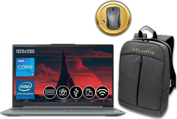 Lenovo Ideapad Slım 3  I5-12450H 8GB 512GB M.2 SSD 83ES0033TR ATL17 16" Fdos Notebook+Mouse&Çanta - Image 1