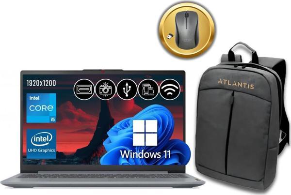Lenovo Ideapad Slım 3  I5-12450H 8GB 512GB M.2 SSD 83ES0033TR ATL29 16" W11Pro Notebook+Mouse&Çanta - Image 1