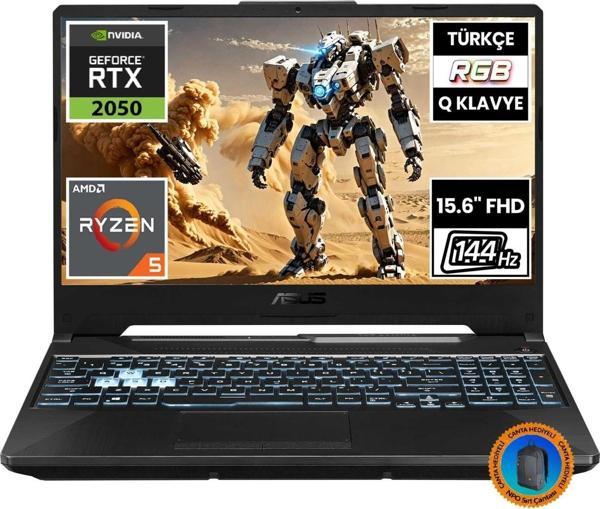 Tuf Gaming A15 FA506NF-HN050A1 Ryzen5 7535HS 8gb 1tbssd RTX2050 15.6" Fullhd Freedos Taşınabilir BILGISAYAR-CNT002 - Image 1