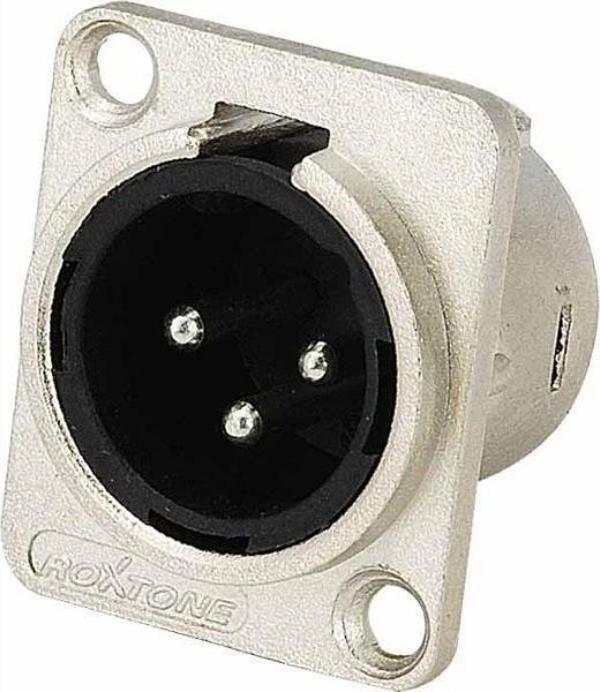 RX-J902 XLR 3 Pin Jak Erkek Şase - Roxtone - Image 1