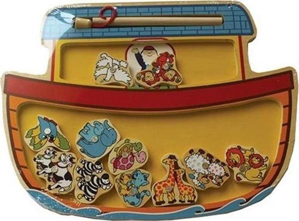 Toptoys Nuh'Un Gemisi Ahşap Balık Tutma - Image 1