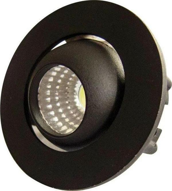 ACK 3W 4000K LED SPOT ARMATÜR (SİYAH KASA) - Image 1