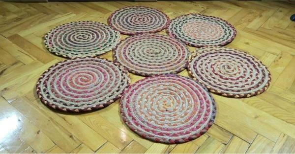 Yağlıoğlu Tekstil Hasır Jut Kilim-Örgü Halı - Image 1