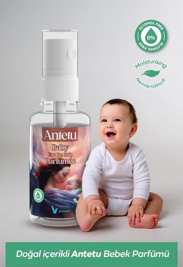 ANTETU Baby Eau De Soin Baby Parfumee 60 Ml-bebeklere Özel Alkolsüz Parfüm -Koku - Image 1