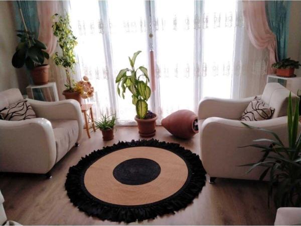 Yağlıoğlu Tekstil Hasır Jut Kilim - Image 1