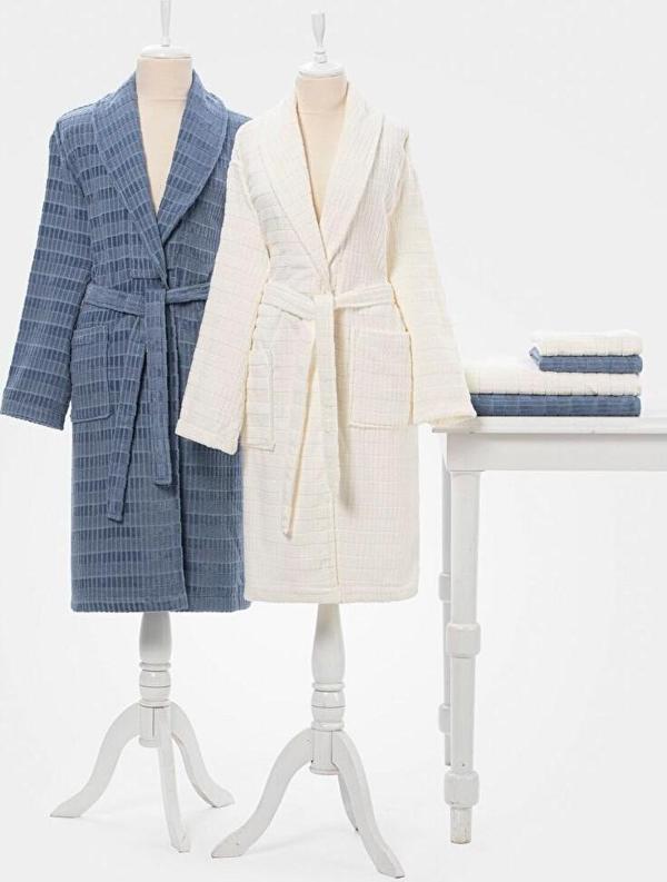 ÖZDİLEK LAND AİLE SETİ KREM-İNDİGO - Image 1