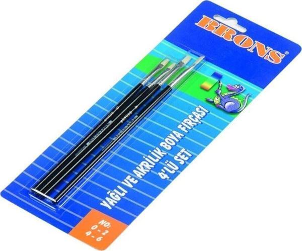 Fırça Set Akrilik Ve Yağlı 0-2-4-6  - Image 1