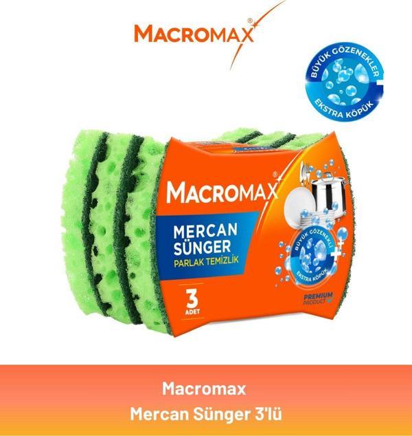 Macromax Mercan Sünger 3'lü - Image 1
