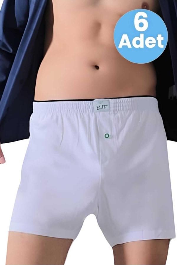 Tezzgelsin Erkek Pamuklu 6'Lı Havlu Bel Boxer - Image 1
