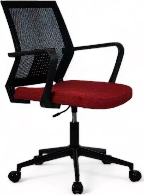 Sancak Mesh Çalışma Koltuğu Kırmızı - Image 1