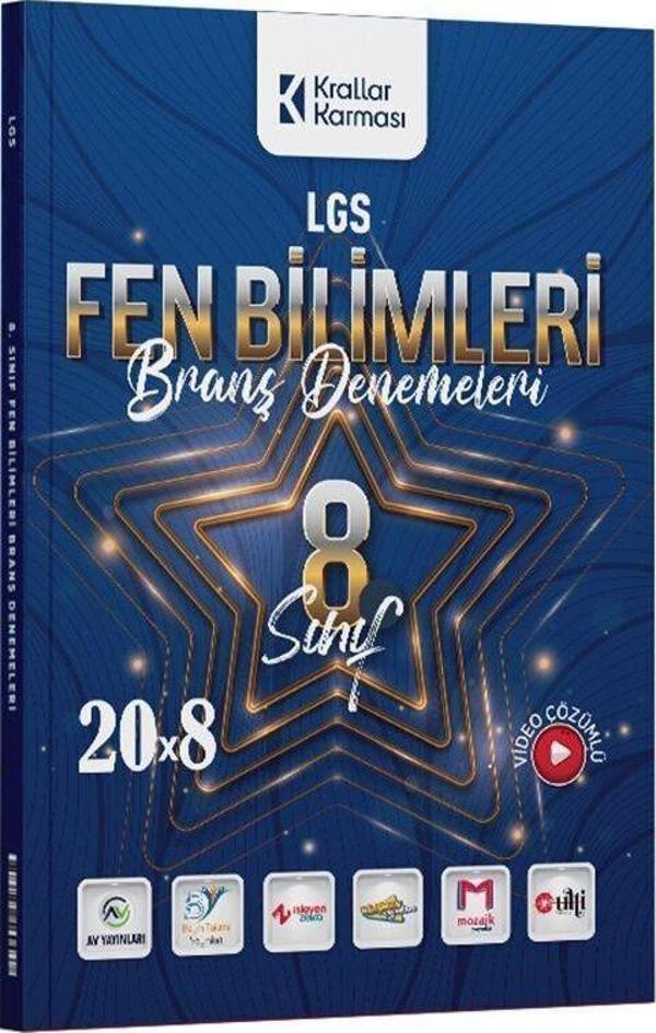 8. Sınıf LGS Fen Bilimleri 20 x 8 Branş Denemeleri Krallar Karması - Krallar Karması - Image 1