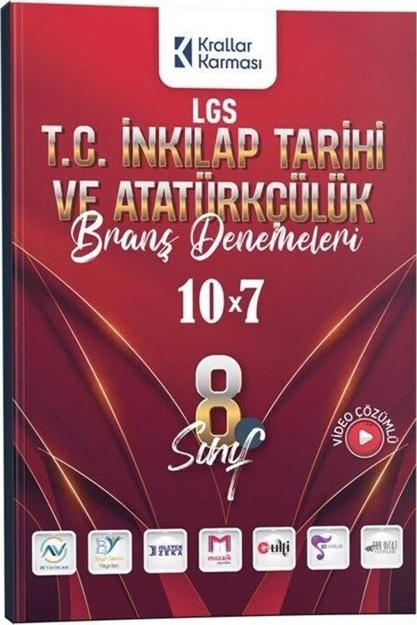 8. Sınıf LGS T.C. İnkılap Tarihi ve Atatürkçülük 10 x 7 Branş Denemeleri Krallar Karması - Krallar Karması - Image 1