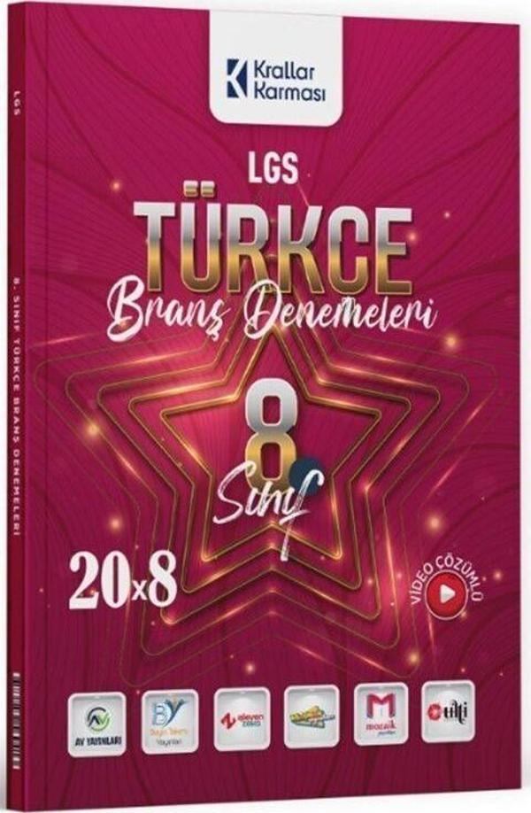 8. Sınıf LGS Türkçe 20 x 8 Branş Denemeleri Krallar Karması - Krallar Karması - Image 1