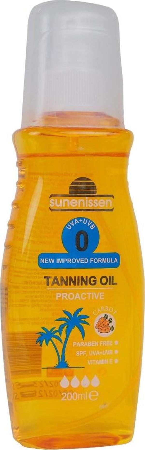 Sunenıssen 0 Faktör Bronzlaştırıcı Havuç Yağı 200 Ml - Image 1