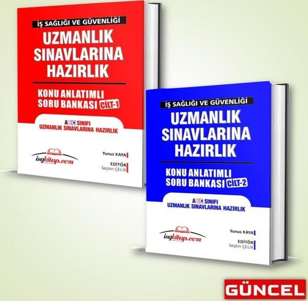 KONU ANLATIMLI SORU BANKASI(CİLT 1 VE CİLT 2)-İŞ GÜVENLİĞİ UZMANLIK SINAVLARI - İSG Kitap - Image 1