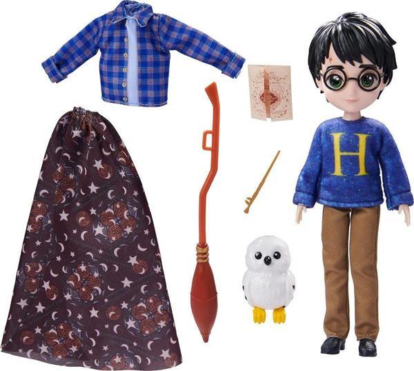 Wizarding World Büyücülük Dünyası Harry Potter, Görünmezlik Pelerini Ve 5 Bebek Aksesuarı İle 8 İnç Harry Potter Beb - Image 1