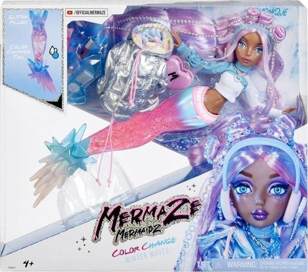 Hasbro Civciv Oyuncak Mermaze Mermaidz Kış Dalgaları Harmonique Deniz Kızı Moda Bebeği - Image 1