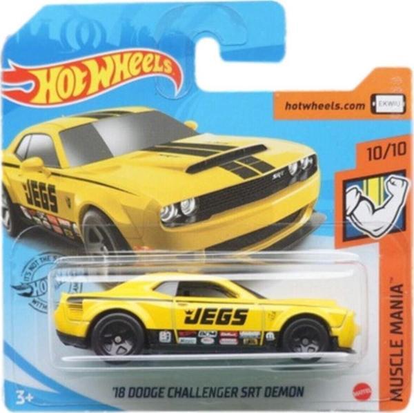 Hot Wheels 18 Dodge Challanger Srt Demon Tekli Arabalar 1/64 Ölçek Metal Oyuncak Araba - Image 1