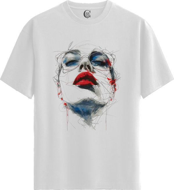 Dream Escape - %100 Pamuklu Kadın Beyaz Tişört - Premium Quality - Image 1