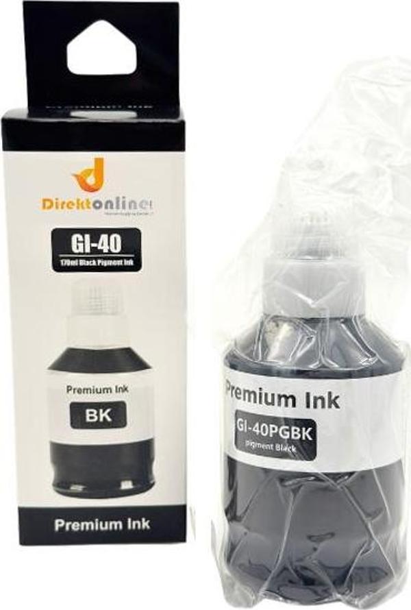 Canon GI-40/Pixma G5040 Siyah Muadil Mürekkep - Image 1
