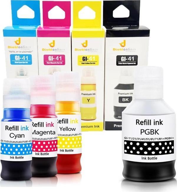 Canon GI-41/Canon Pixma G1420 Muadil Mürekkep Seti - Image 1
