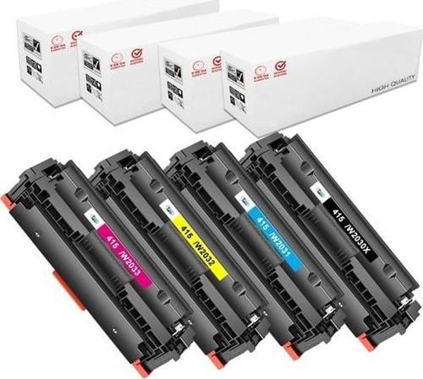Hp 415X/Hp Laserjet Pro M479FDW Yazıcı Uyumlu Chipsiz Muadil Toner 1 Set 6000 Baskı - Image 1