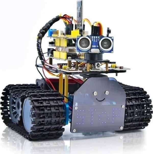 Keyestudıo Mini Tank Robot V2 Arduino Için Akıllı Araç Kiti - Image 1