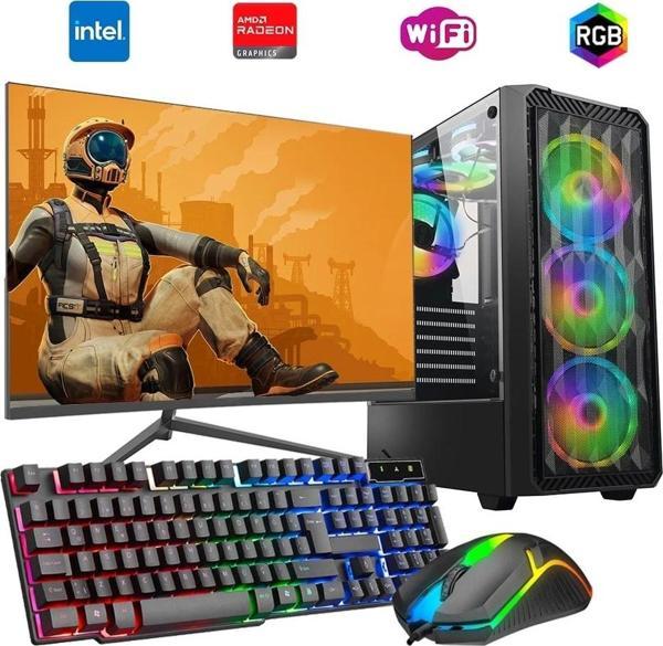 i5 13400F 16GB DDR4 1TB m2 8GB RX580 24" Monitörlü Oyun Bilgisayarı - Image 1