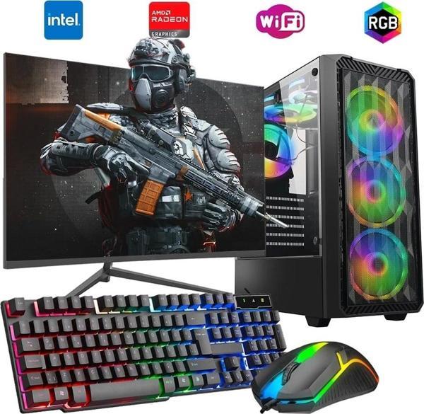 İ7 12700F 16GB DDR4 1TB m2 8GB RX580 24" Monitörlü Oyun Bilgisayarı - Image 1