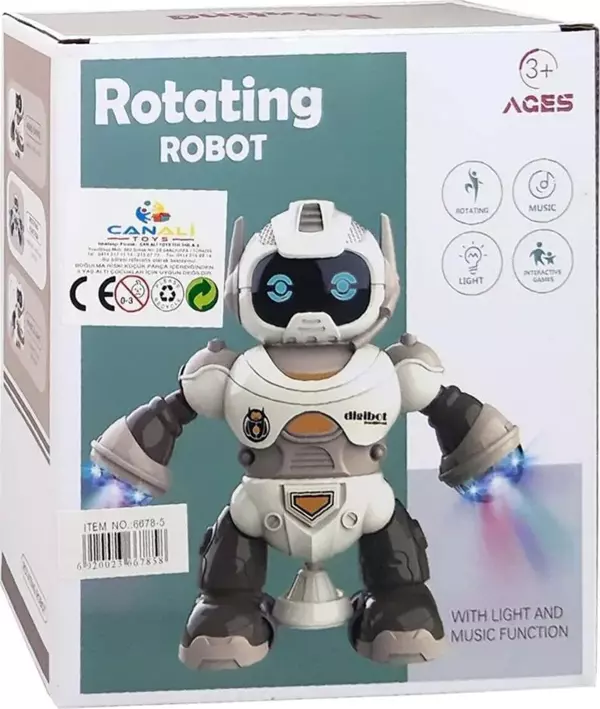 Ethem Oyuncak Pilli Dans Eden Robot 6678-5 - Image 1