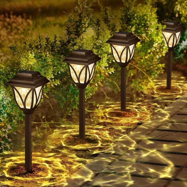 6 lı Solar Bahçe Aydınlatması Gün Işığı MZ-304 - Image 1