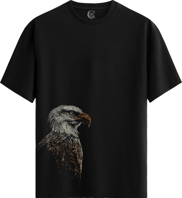 Fly Learn - %100 Pamuklu Erkek Siyah Tişört - Premium Quality - Image 1